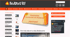 Desktop Screenshot of biodanzaya.com