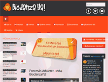 Tablet Screenshot of biodanzaya.com